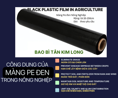 MÀNG PE ĐEN NÔNG NGHIỆP