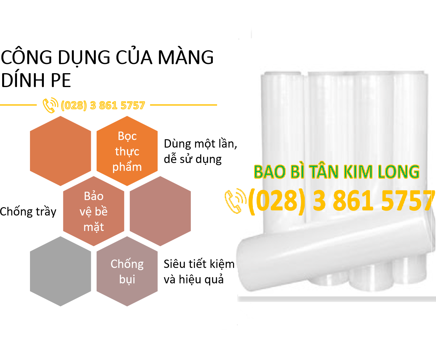 MÀNG BỌC THỰC PHẨM, MÀNG DÍNH